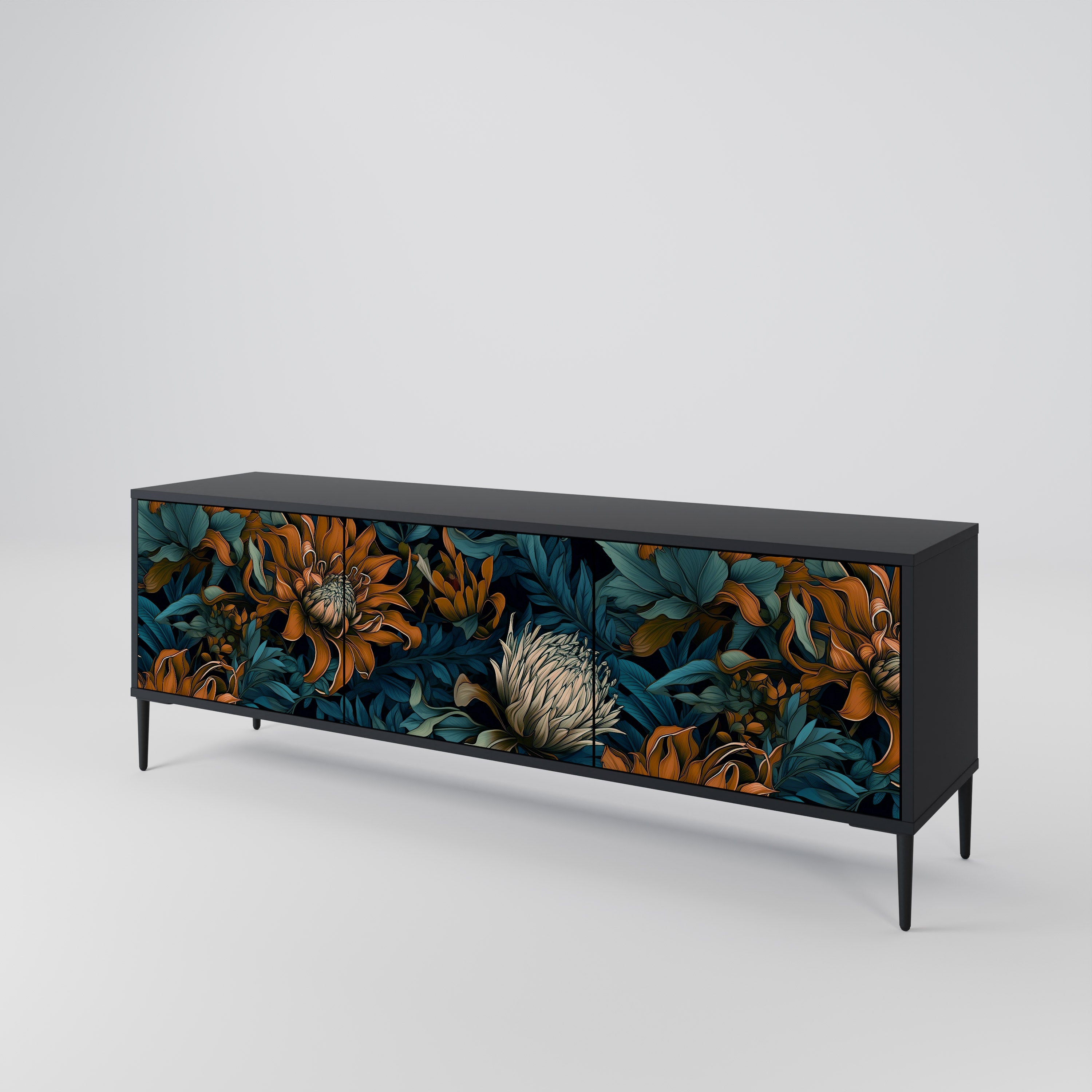 MORNING BLOOM 3-Door TV Cabinet