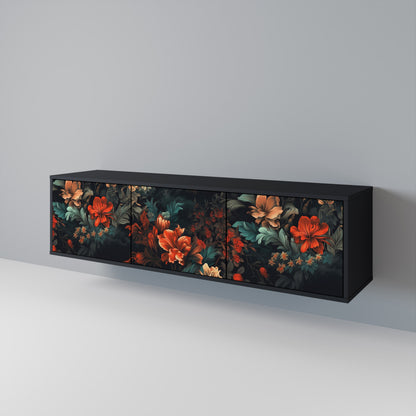 IMAGINARY BLOSSOM TV-bänk med 3 dörrar
