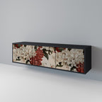 EPHEMERAL DAYS 3-dörrars TV-bänk i svart finish