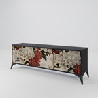 EPHEMERAL DAYS 3-dörrars TV-bänk i svart finish