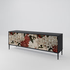 EPHEMERAL DAYS 3-dörrars TV-bänk i svart finish