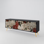 EPHEMERAL DAYS 3-dörrars TV-bänk i svart finish