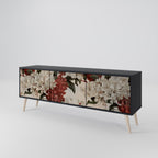 EPHEMERAL DAYS 3-dörrars TV-bänk i svart finish