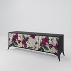 FLOWERET DREAM 3-dörrars TV-bänk i svart finish