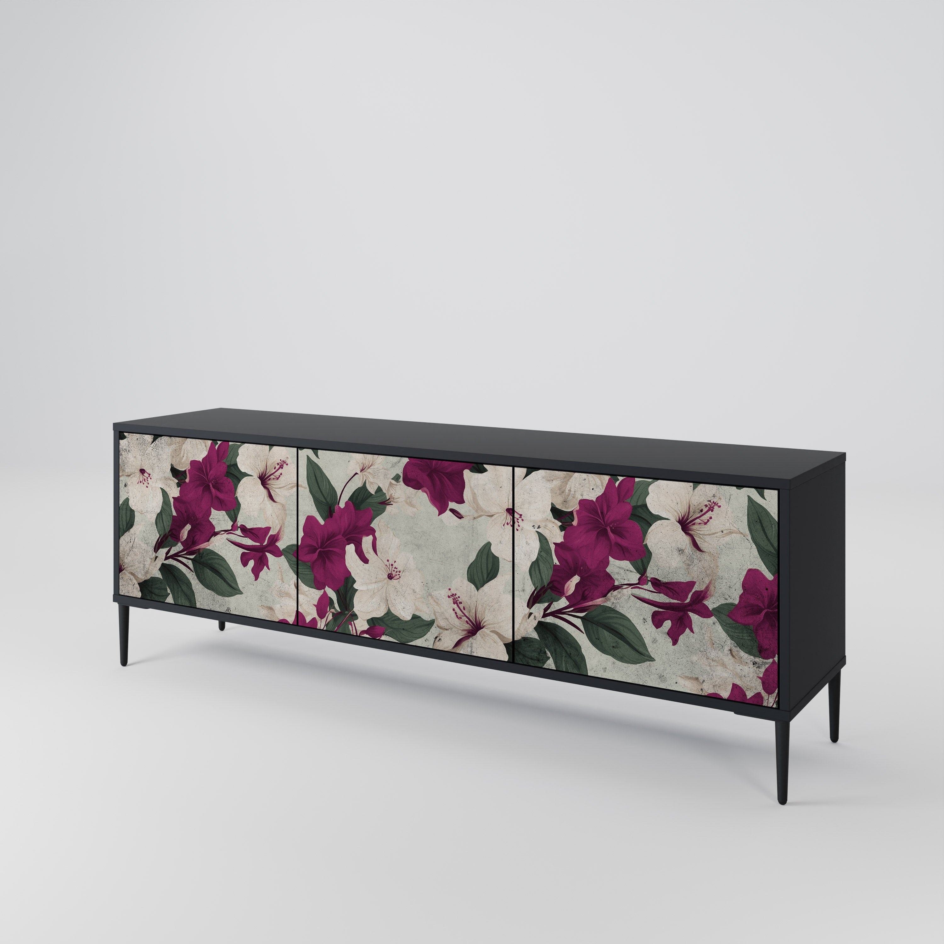 FLOWERET DREAM TV-bänk med 3 dörrar