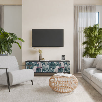 POPINJAY LOOK 3-dörrars TV-bänk i svart finish