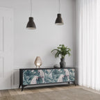 POPINJAY LOOK 3-dörrars TV-bänk i svart finish