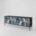 POPINJAY LOOK 3-dörrars TV-bänk i svart finish