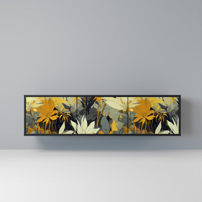 SUNKISSED LILY 3-dörrars TV-bänk i svart finish