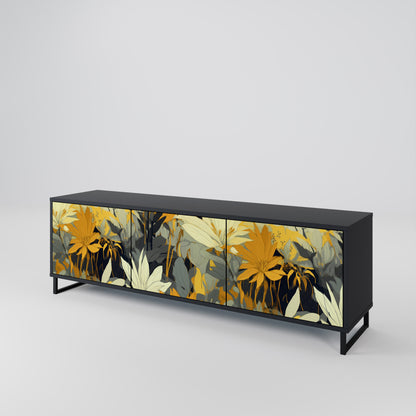 SUNKISSED LILY 3-dörrars TV-bänk i svart finish