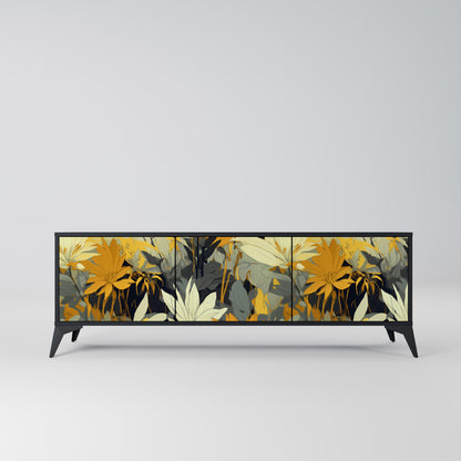SUNKISSED LILY 3-dörrars TV-bänk i svart finish