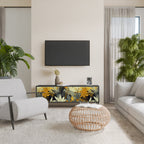 SUNKISSED LILY 3-dörrars TV-bänk i svart finish