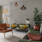 SUNKISSED LILY 3-dörrars TV-bänk i svart finish