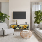 SUNKISSED LILY 3-dörrars TV-bänk i svart finish