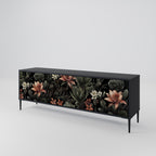 SECRET VERDURE 3-dörrars TV-bänk i svart finish