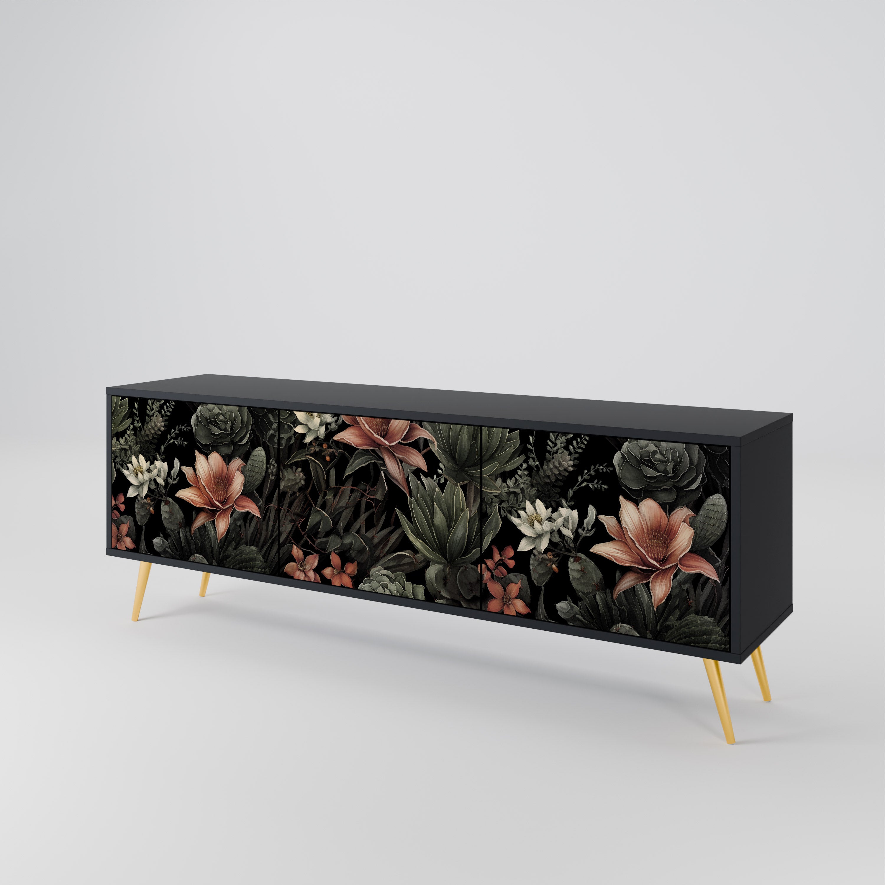 SECRET VERDURE TV-bänk med 3 dörrar