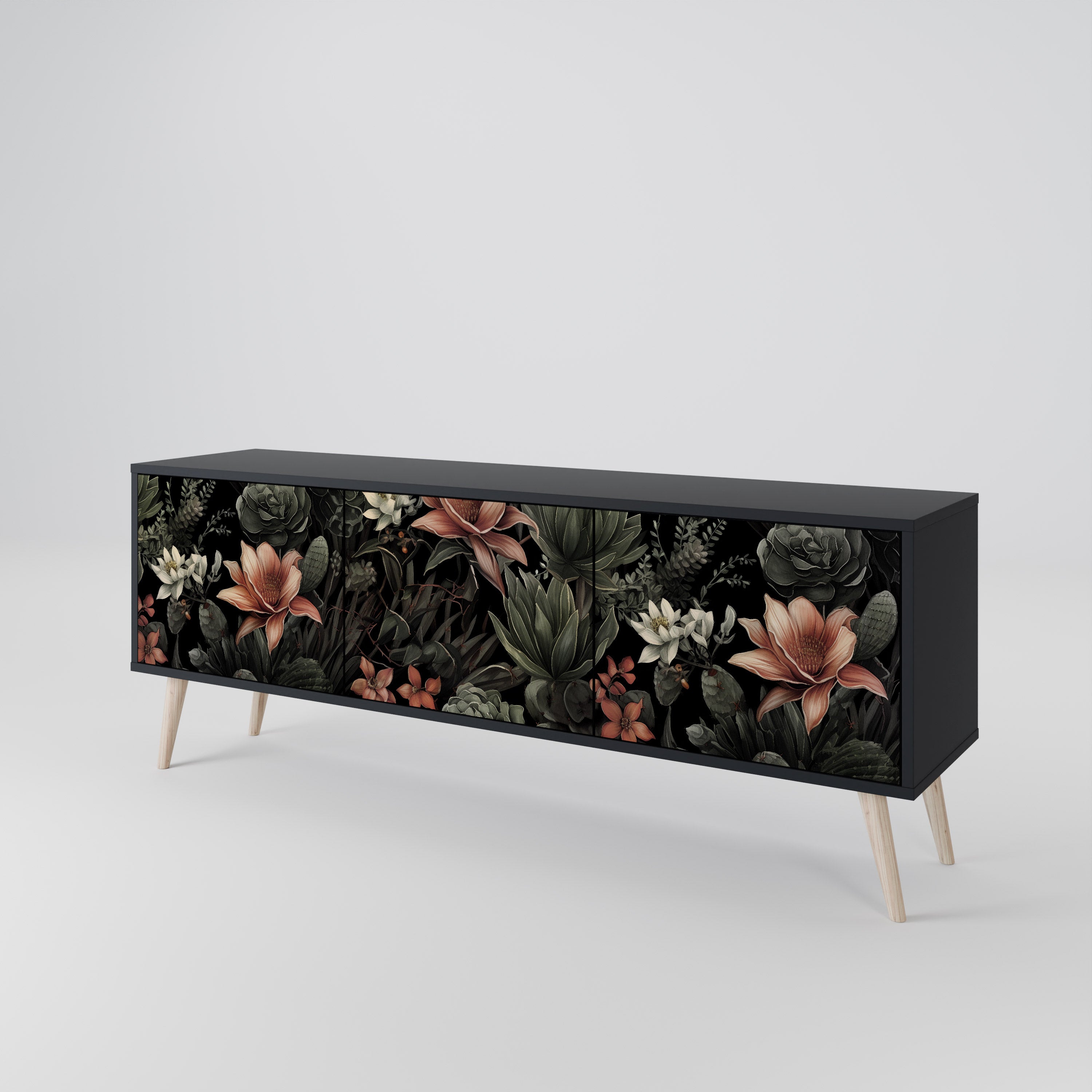 SECRET VERDURE TV-bänk med 3 dörrar