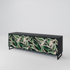 EERIE STROMANTHE 3-dörrars TV-bänk i svart finish