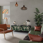 EERIE STROMANTHE 3-dörrars TV-bänk i svart finish