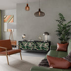 EERIE STROMANTHE 3-dörrars TV-bänk i svart finish