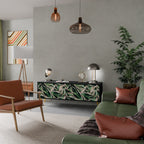 EERIE STROMANTHE 3-dörrars TV-bänk i svart finish