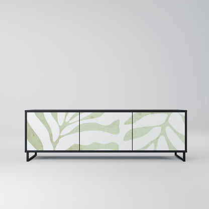 BOTANICAL SPARK 3-dörrars TV-bänk i svart finish