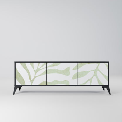 BOTANICAL SPARK 3-dörrars TV-bänk i svart finish