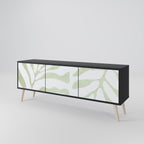 BOTANICAL SPARK 3-dörrars TV-bänk i svart finish