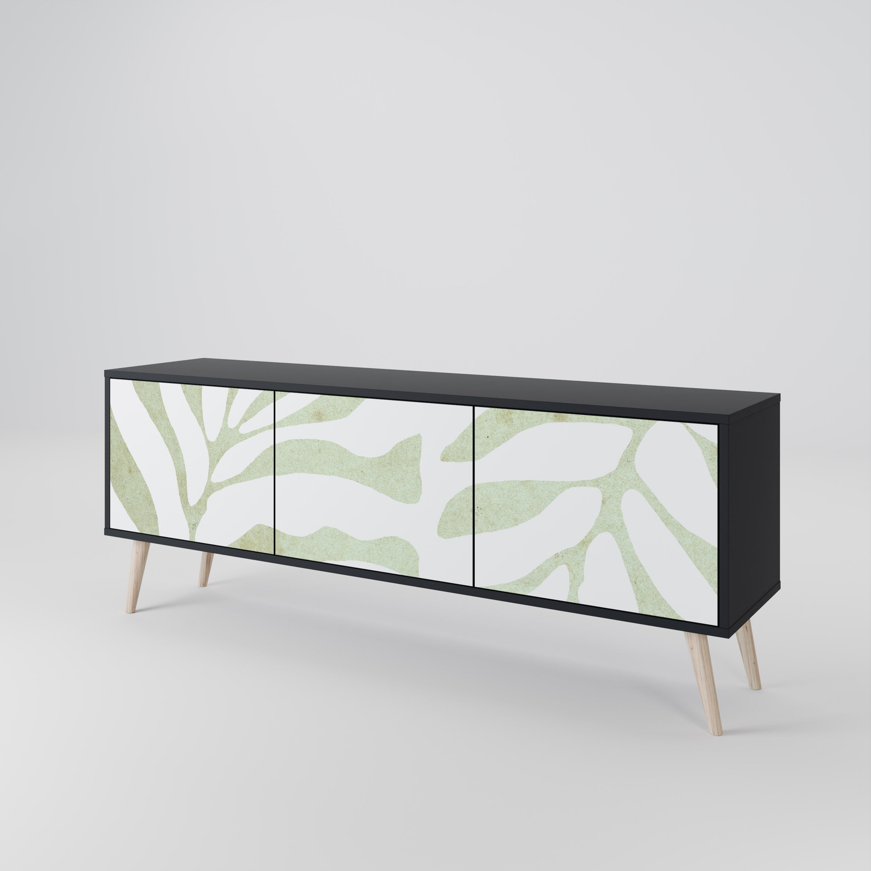 BOTANICAL SPARK TV-bänk med 3 dörrar