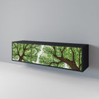 WILDERNESS DASH 3-dörrars TV-bänk i svart finish