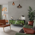 WILDERNESS DASH 3-dörrars TV-bänk i svart finish