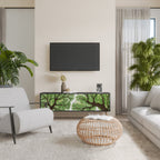 WILDERNESS DASH 3-dörrars TV-bänk i svart finish