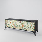 PALM SPRING 3-dörrars TV-bänk i svart finish