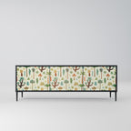 PALM SPRING 3-dörrars TV-bänk i svart finish