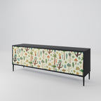 PALM SPRING 3-dörrars TV-bänk i svart finish