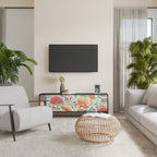 FUNGUS FANTASY 3-Door TV Stand in Black Finish