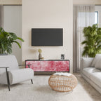 SWEET TROPICS 3-Door TV Stand in Black Finish