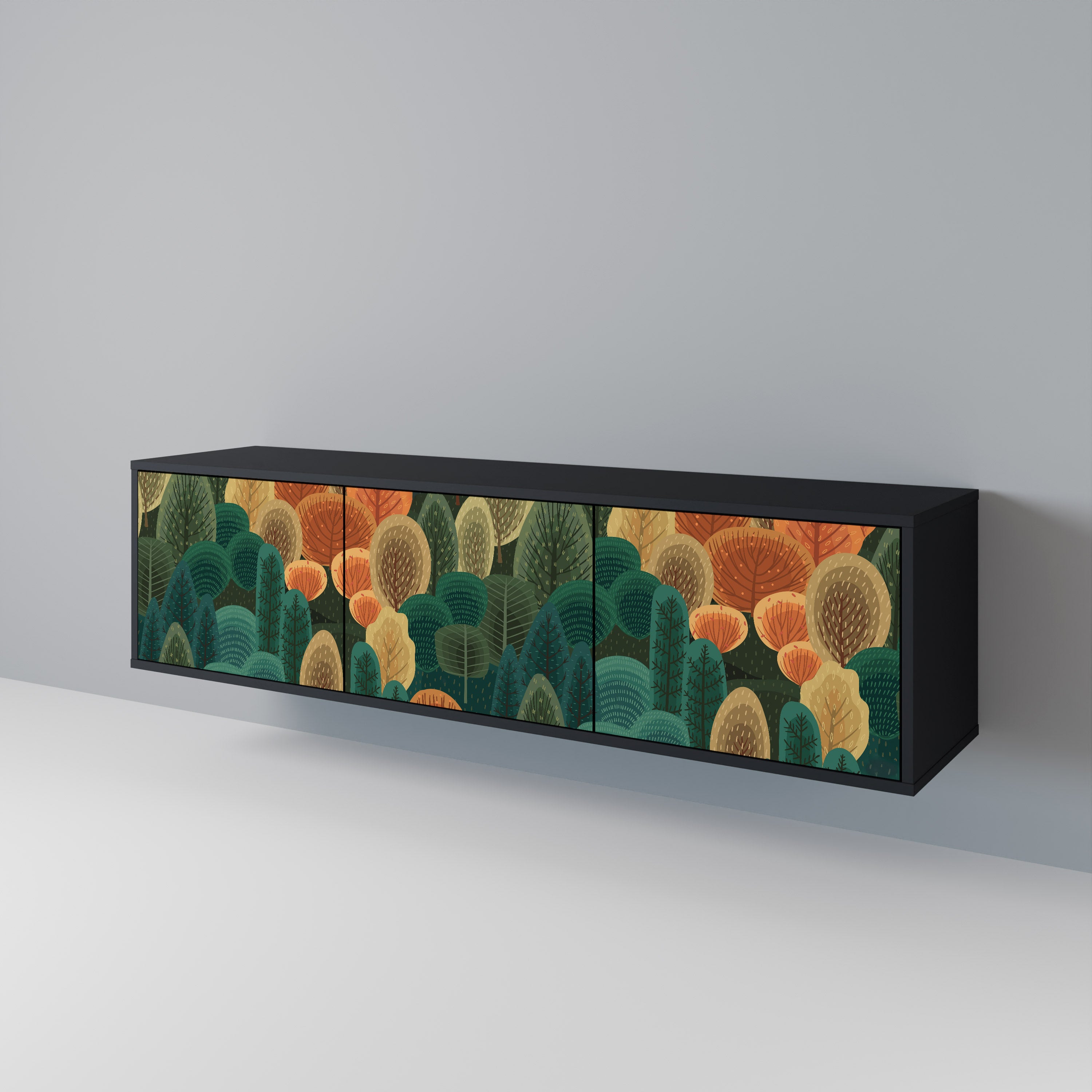 AUTUMN KALEIDOSCOPE TV-bänk med 3 dörrar