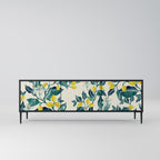 LEMON TREE 3-Door TV Stand in Black Finish