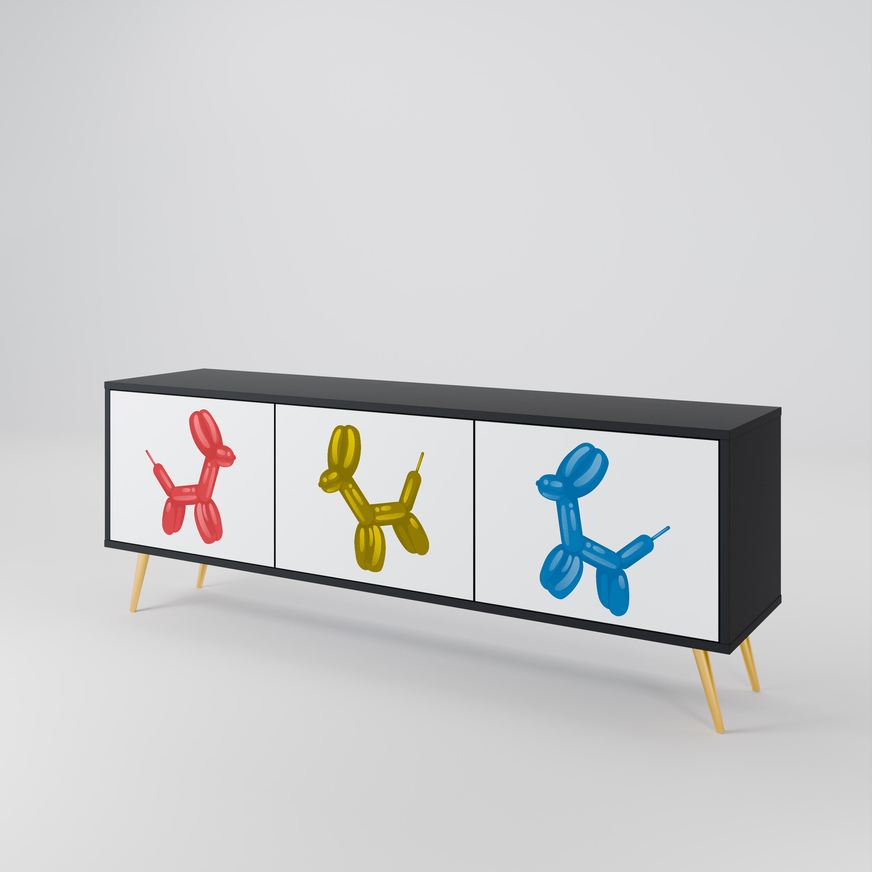 CHILDHOOD MEMORY TV-bänk med 3 dörrar