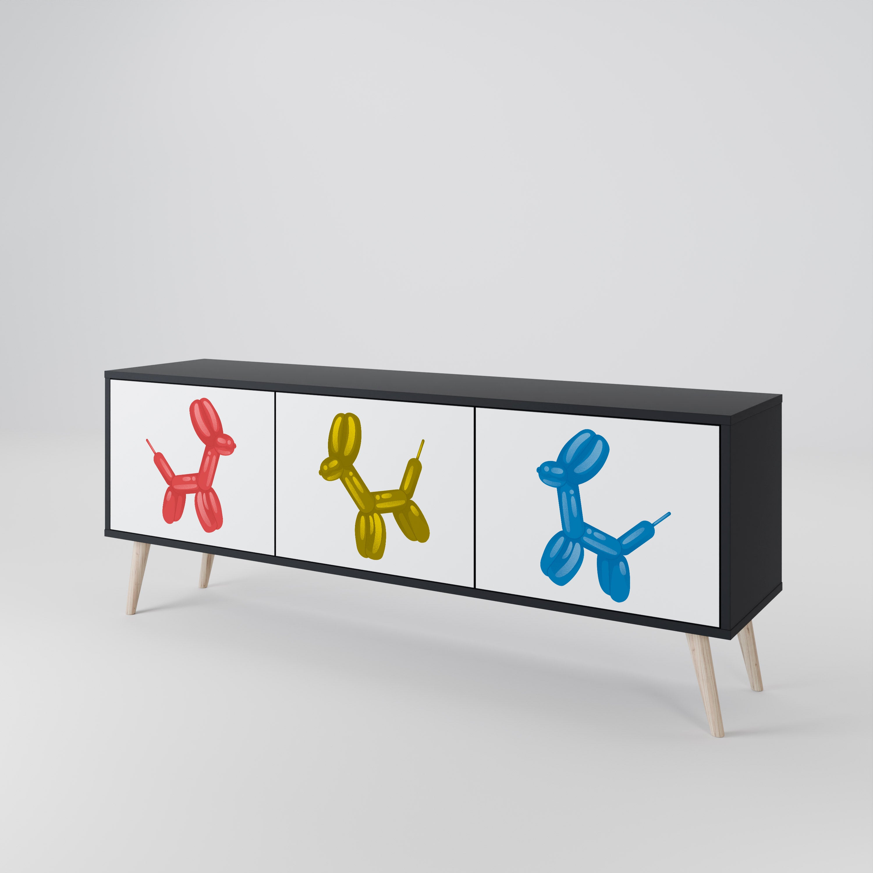 CHILDHOOD MEMORY TV-bänk med 3 dörrar
