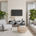 BIKE ENERGY 3-Door TV Stand in Black Finish