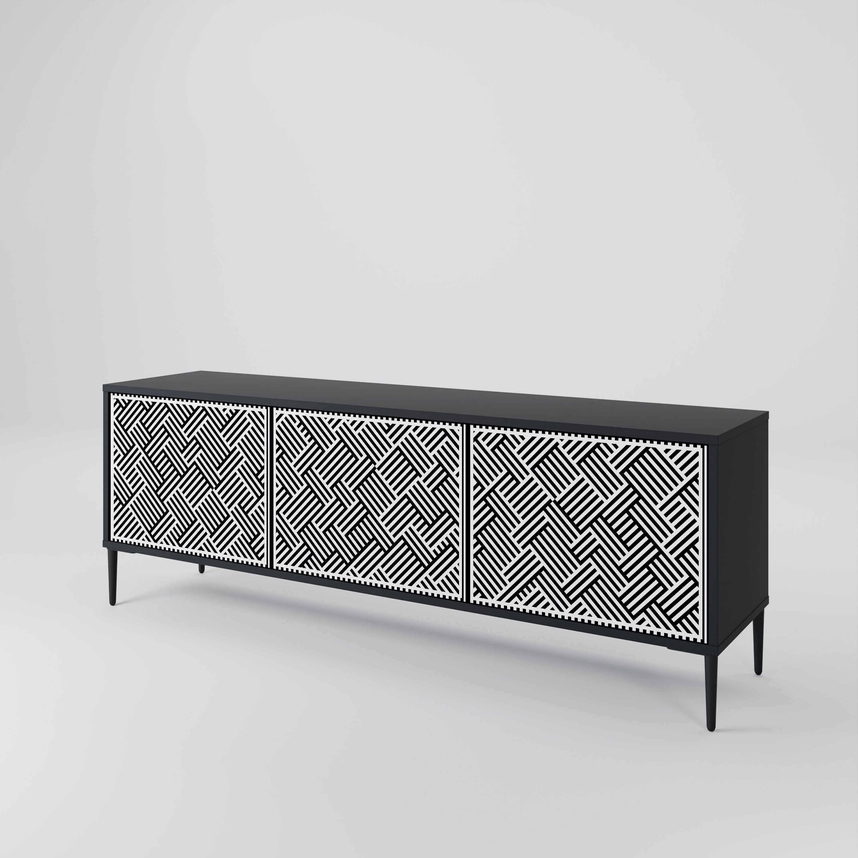 TEMPORARY SEQUENCE TV-bänk med 3 dörrar