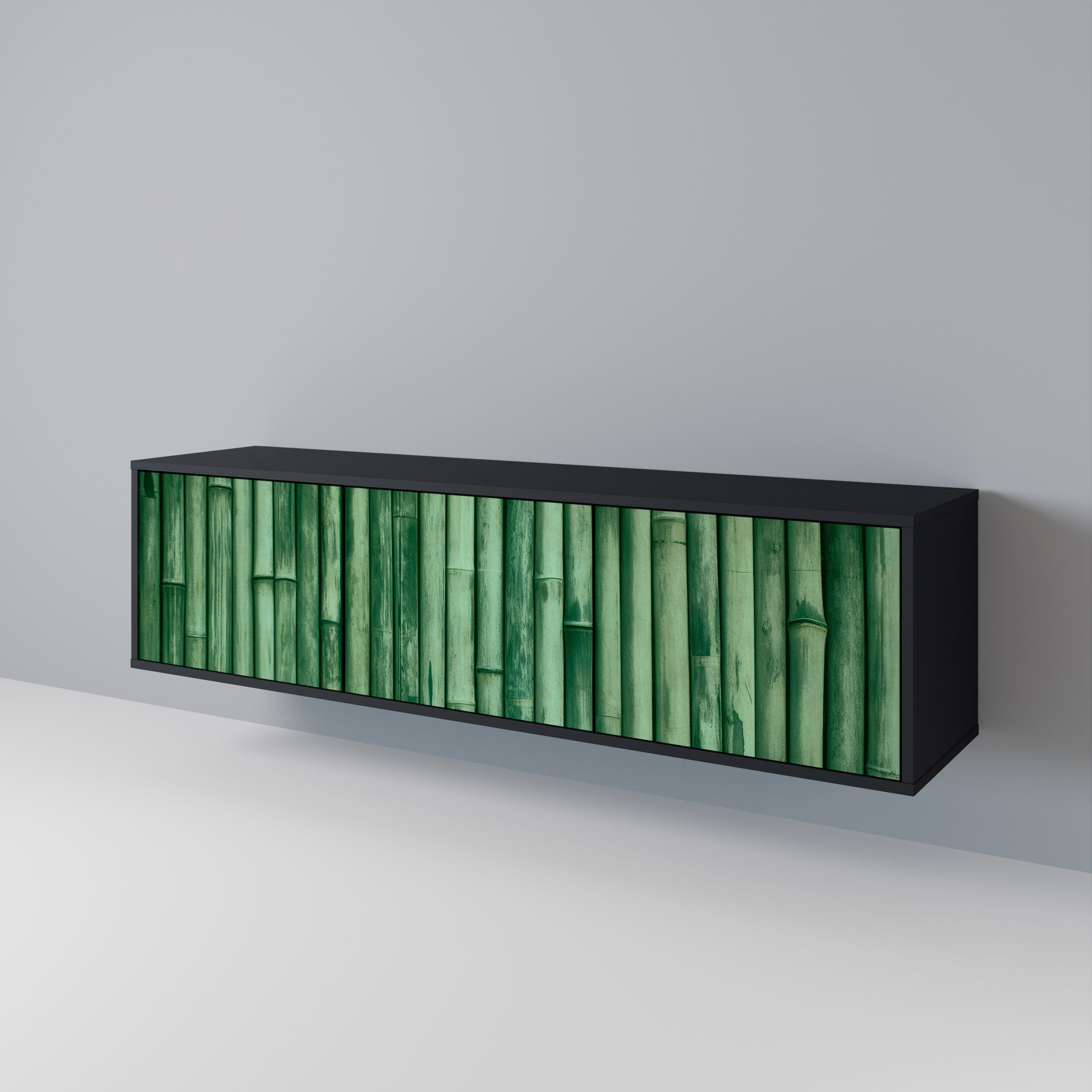 NATURAL GREEN TV-bänk med 3 dörrar