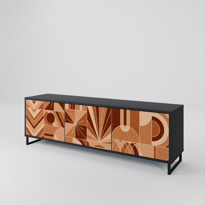 PRISM MOSAIC TV-bänk med 3 dörrar