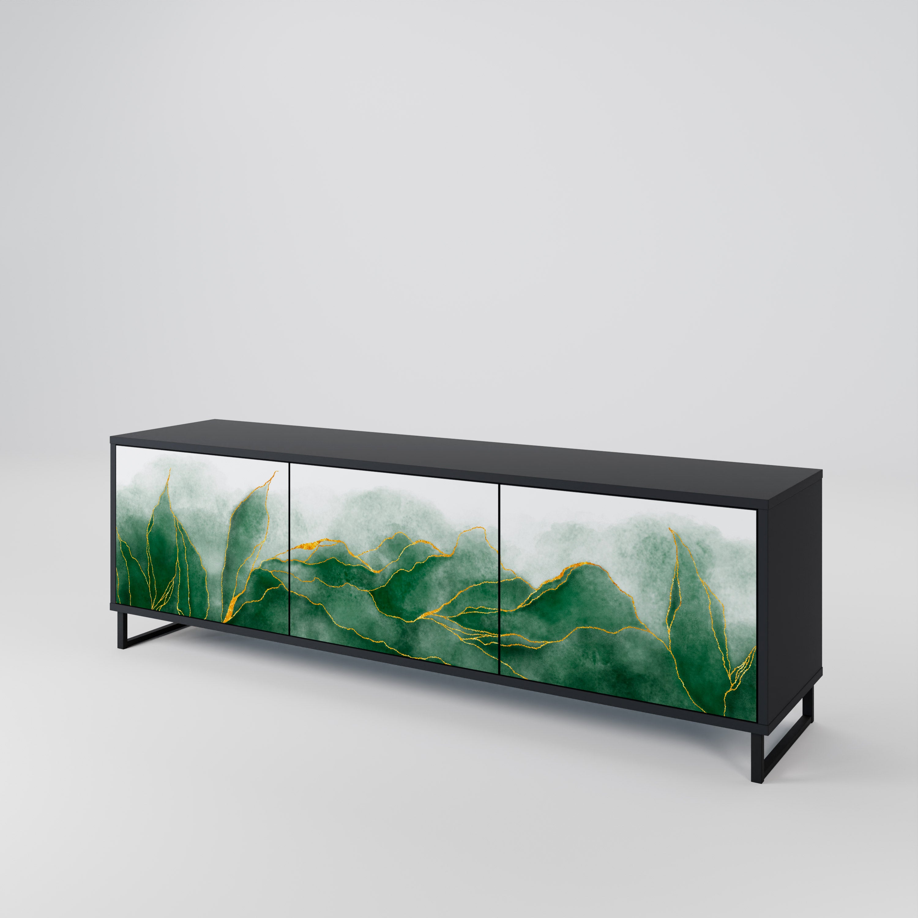 EXPENSIVE NATURE TV-bänk med 3 dörrar