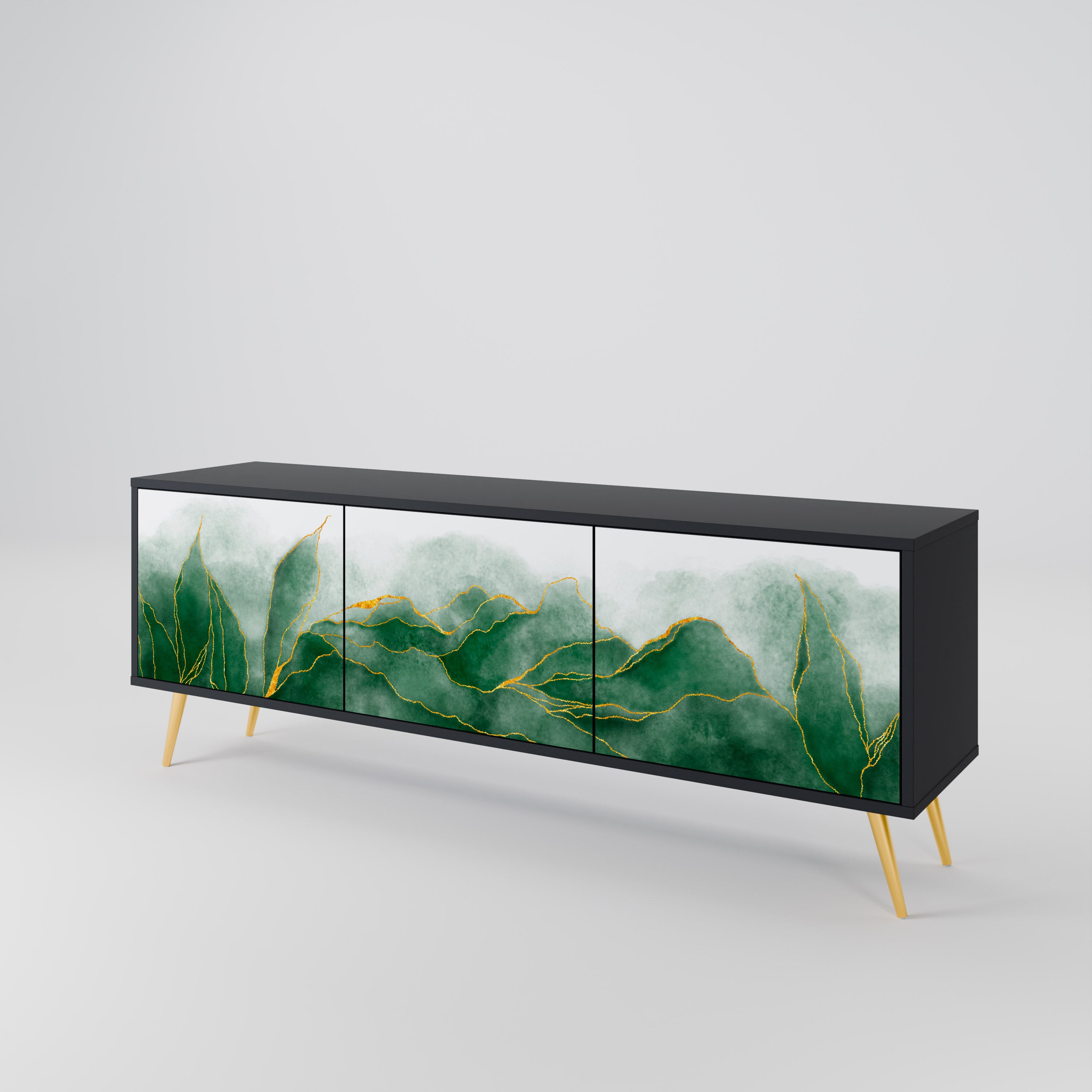 EXPENSIVE NATURE TV-bänk med 3 dörrar