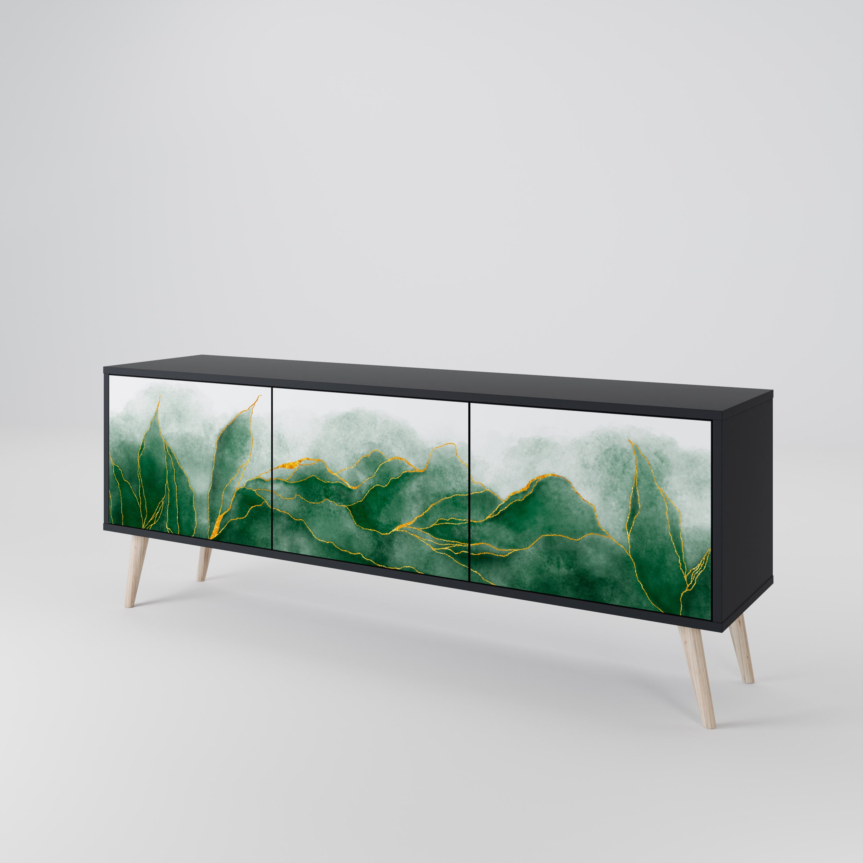 EXPENSIVE NATURE TV-bänk med 3 dörrar