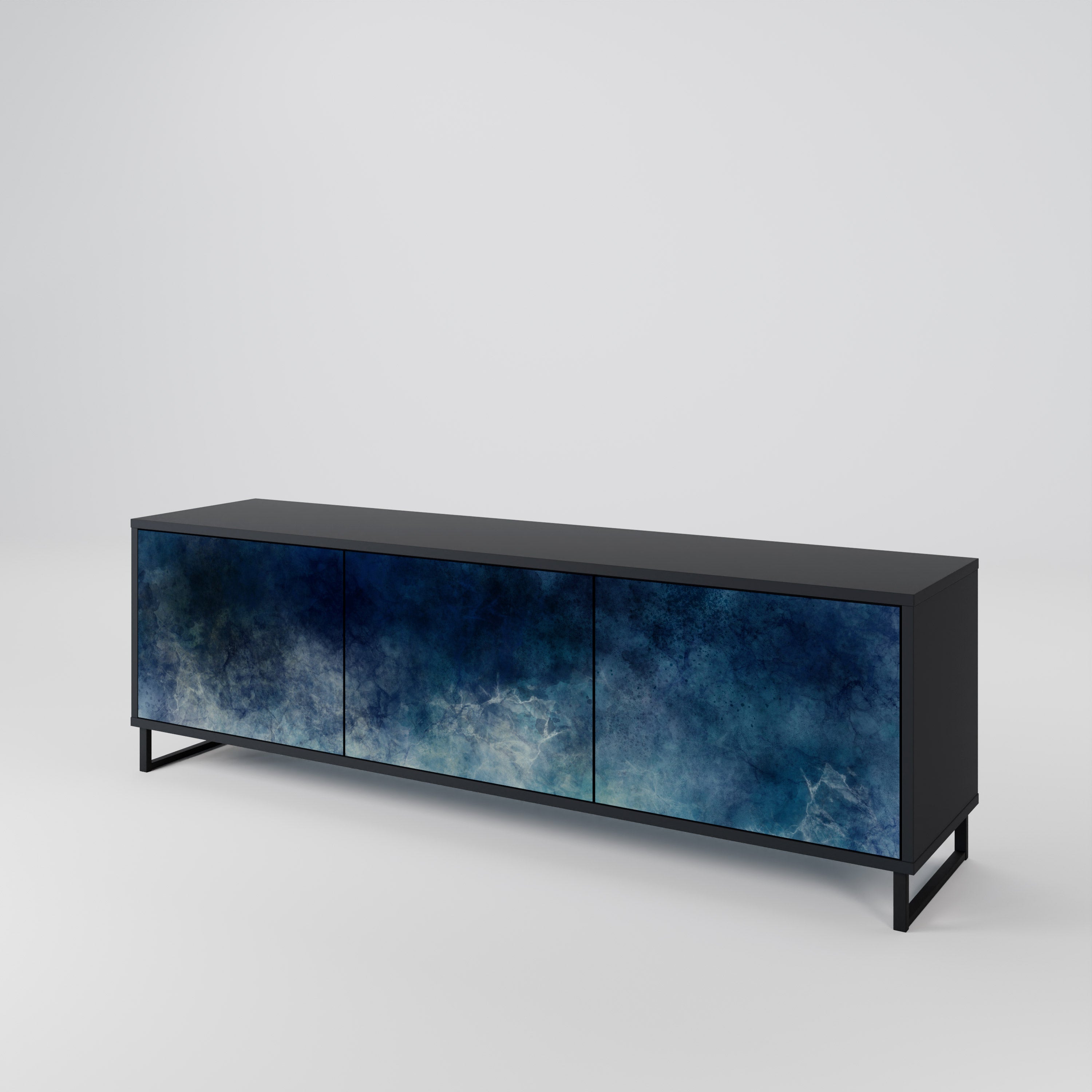 CELESTIAL FALL TV-bänk med 3 dörrar