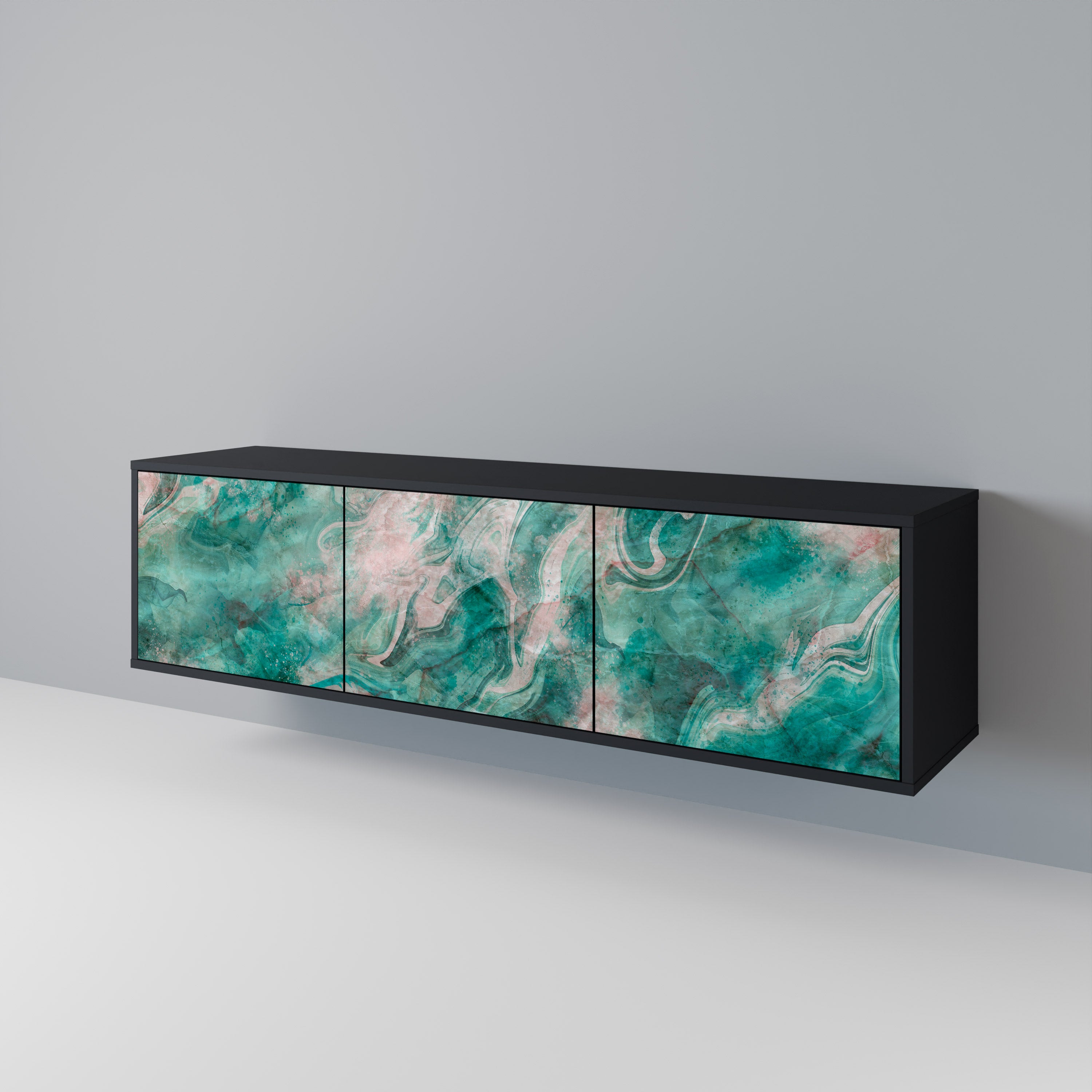 ABSTRACT ALCHEMY TV-bänk med 3 dörrar